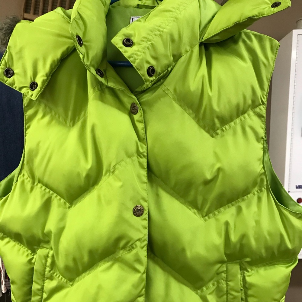 Down filled vest
